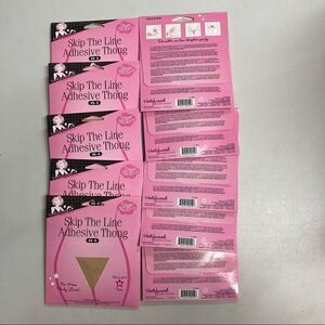 HOLLYWOOD Fashion Secrets, Skip the Line Adhesive Thong Xtra Small-Small, 10 pkg